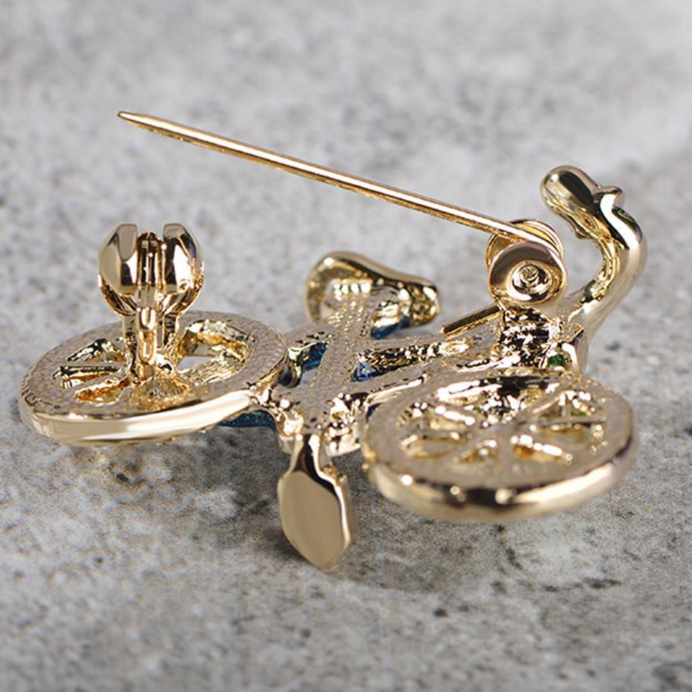 Bicycle Lover Brooch - KHAISTA Fashion Jewellery