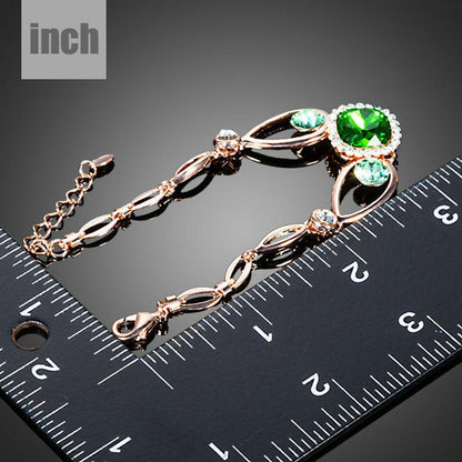 Bold Green Stone Designer Bracelet - KHAISTA Fashion Jewellery