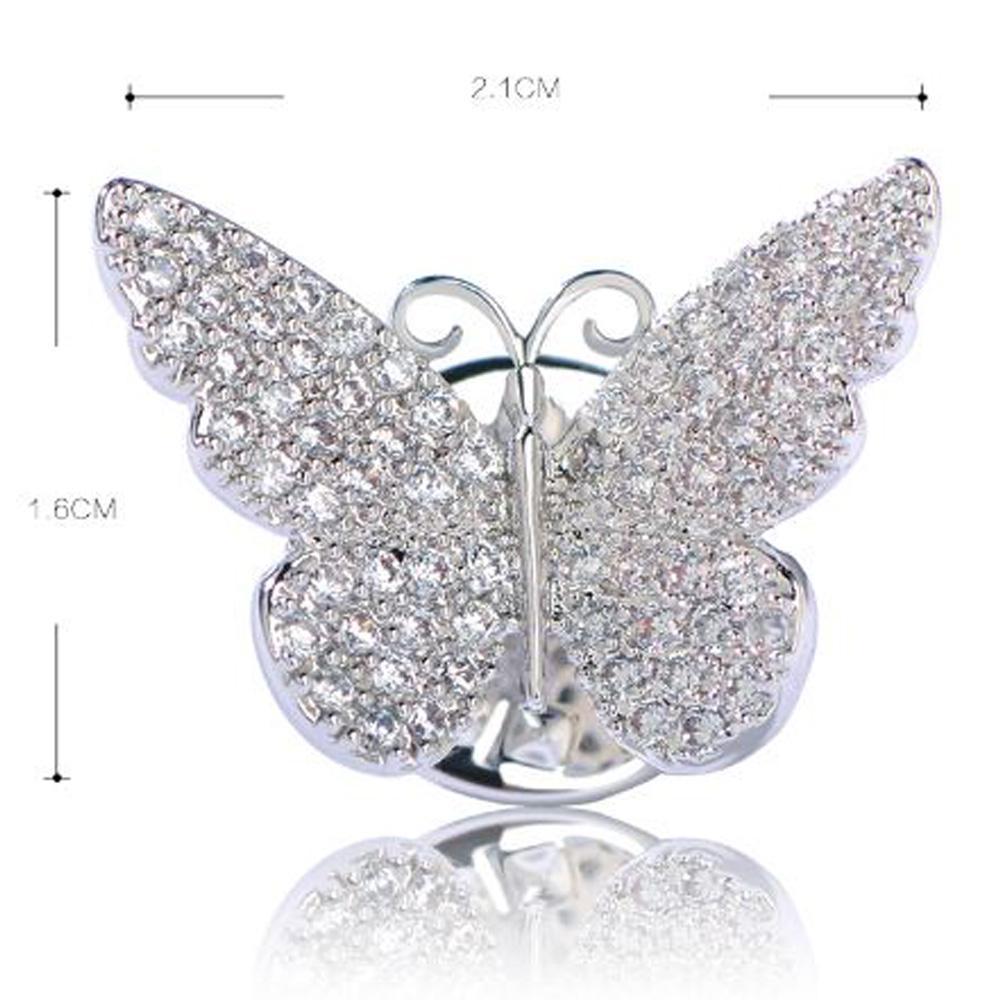 Butterfly Pin Brooch - KHAISTA Fashion Jewellery