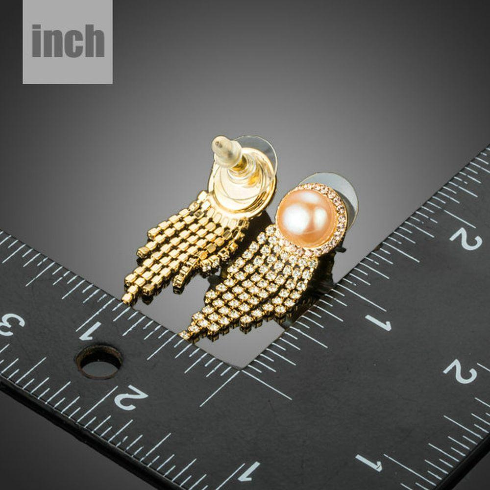 Claw Chain Pearl Earrings - KHAISTA Fashion Jewellery