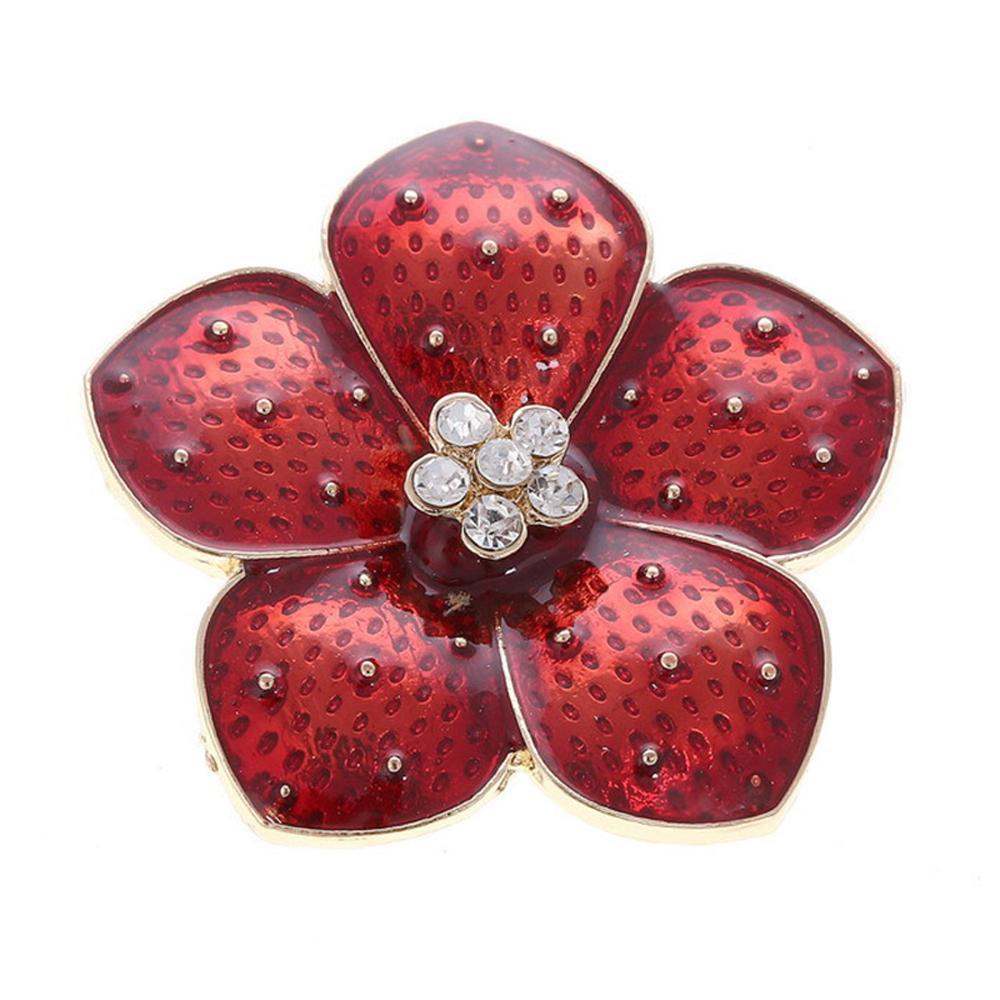 Crystal Flower Brooch - KHAISTA Fashion Jewellery