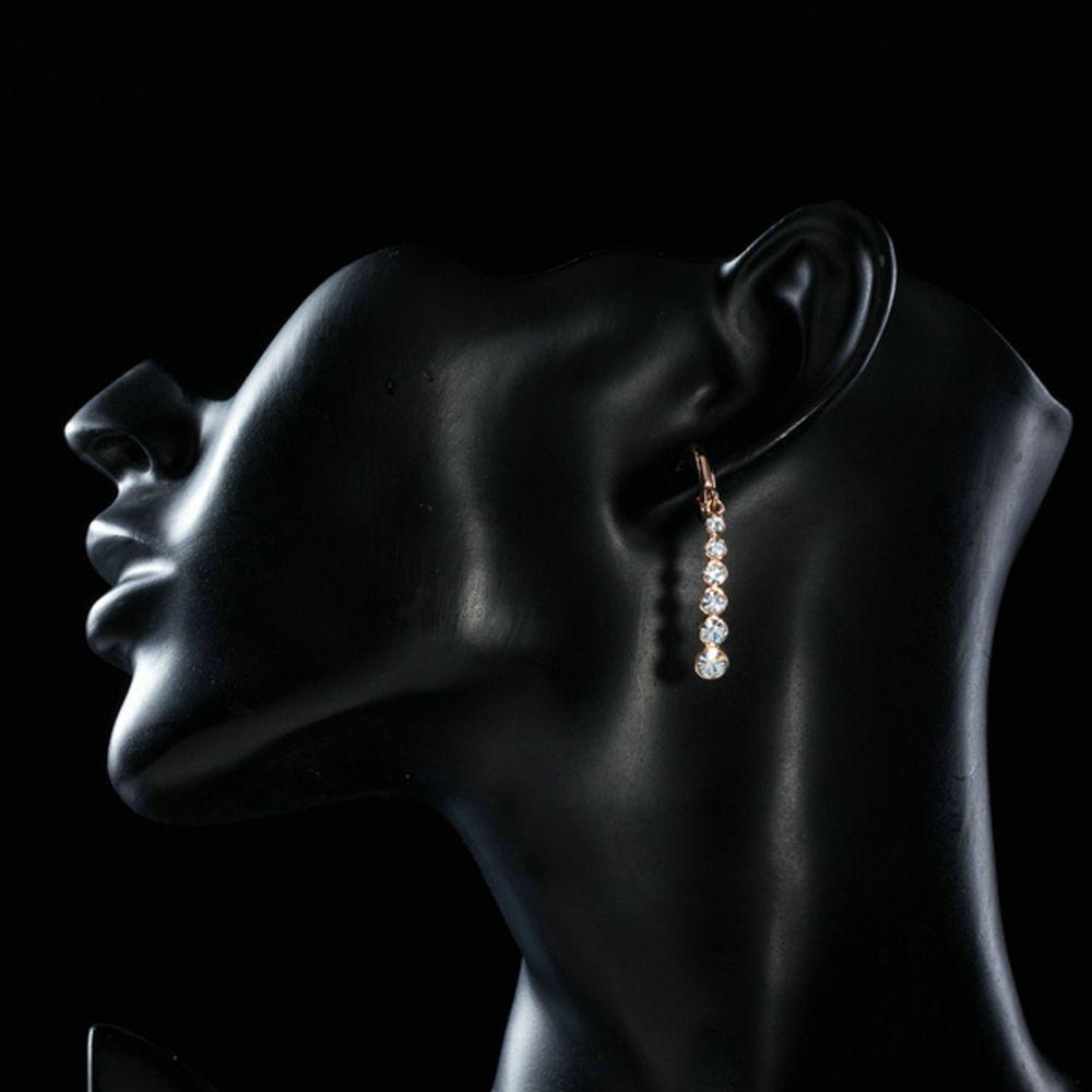 Crystal Steps Drop Earrings - KHAISTA Fashion Jewellery