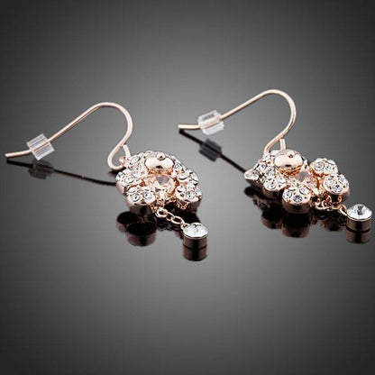 Crystal Teddy Bear Earrings - KHAISTA Fashion Jewellery