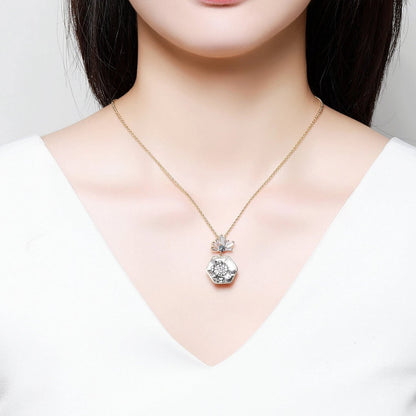 Crytal Pendant Necklace for Women KPN0283 - KHAISTA Fashion Jewellery