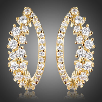 Cubic Zircon Fashion Earrings -KPE0389 - KHAISTA Fashion Jewellery