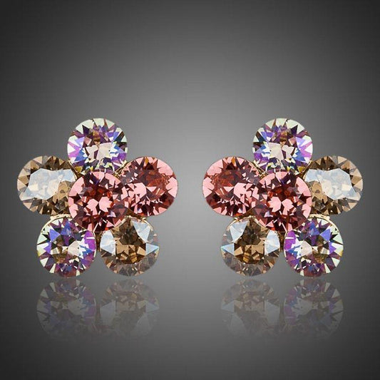 Daisy Flower Stud Earrings - KHAISTA Fashion Jewellery