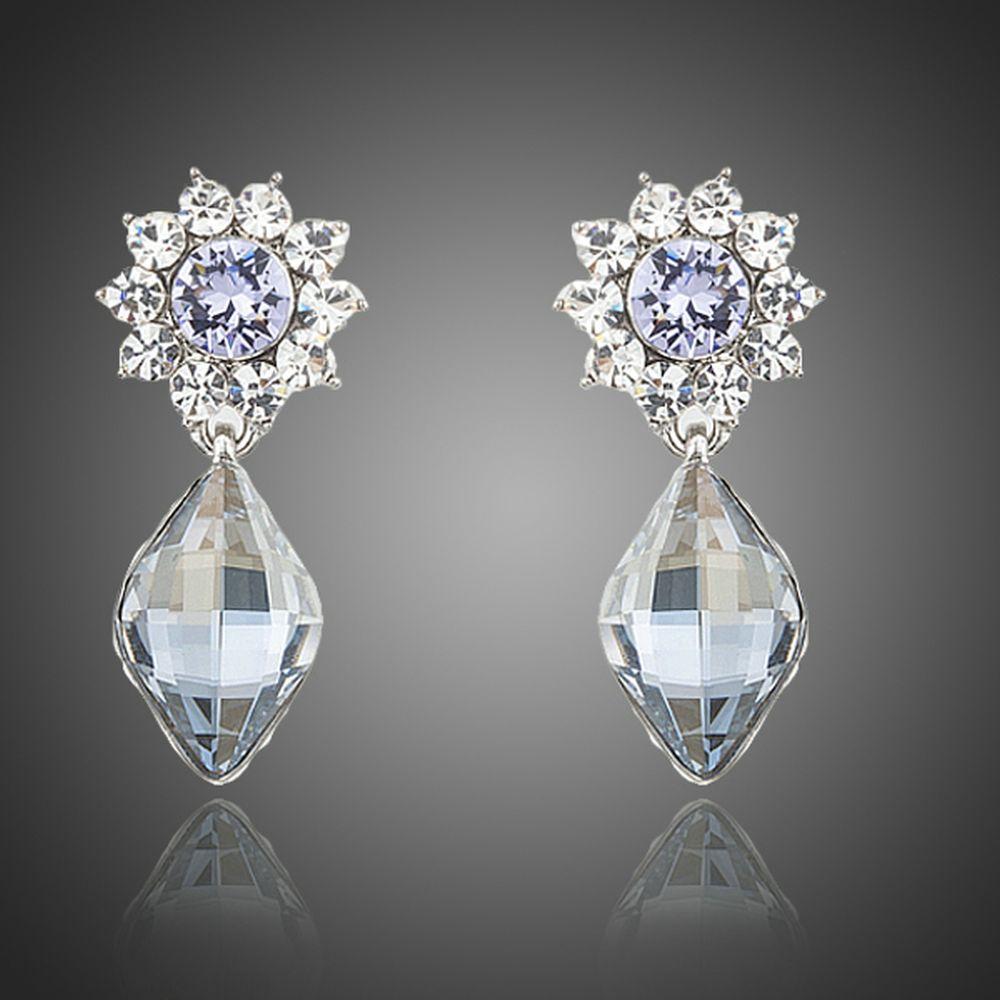 Dangling Crystal Drop Earrings - KHAISTA Fashion Jewellery