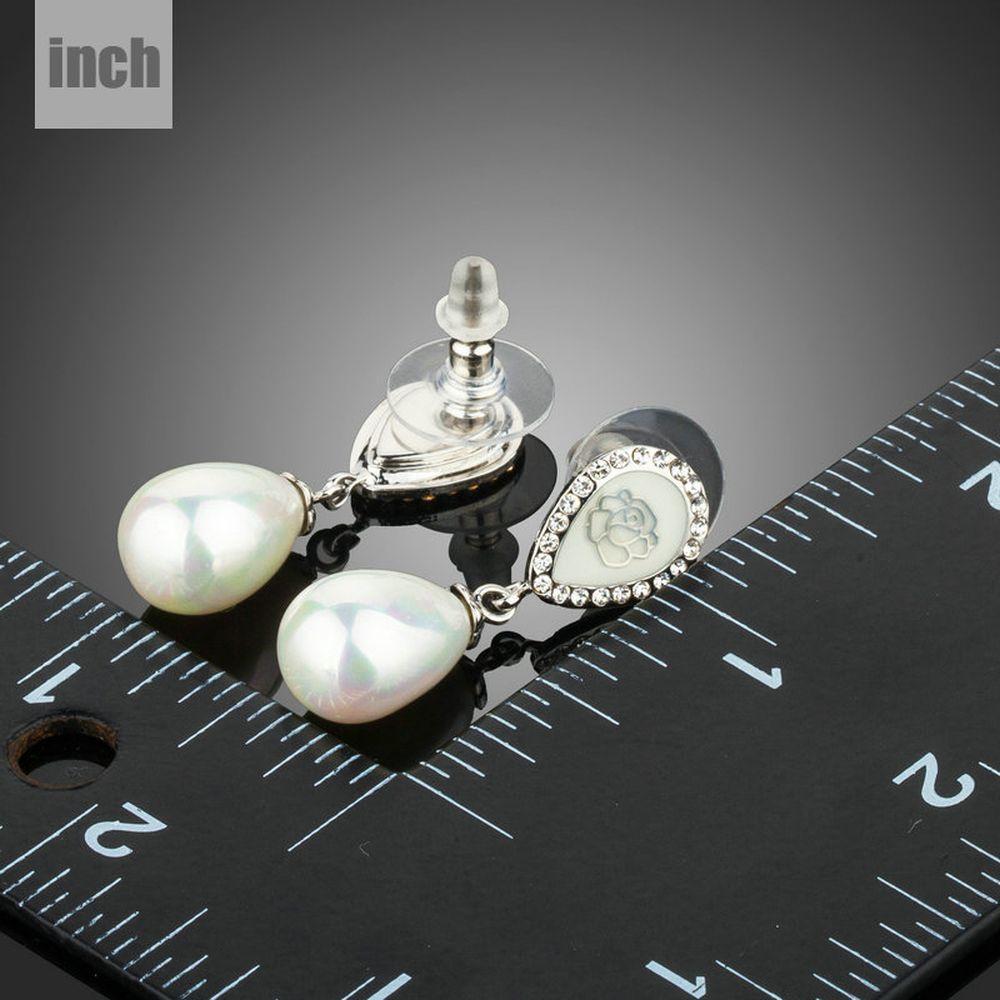 Designer Pearl Drop Earrings - KHAISTA Fashion Jewellery