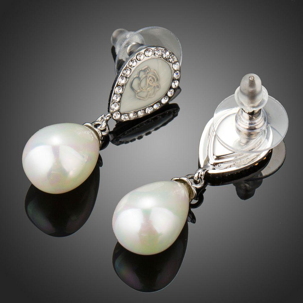 Designer Pearl Drop Earrings - KHAISTA Fashion Jewellery