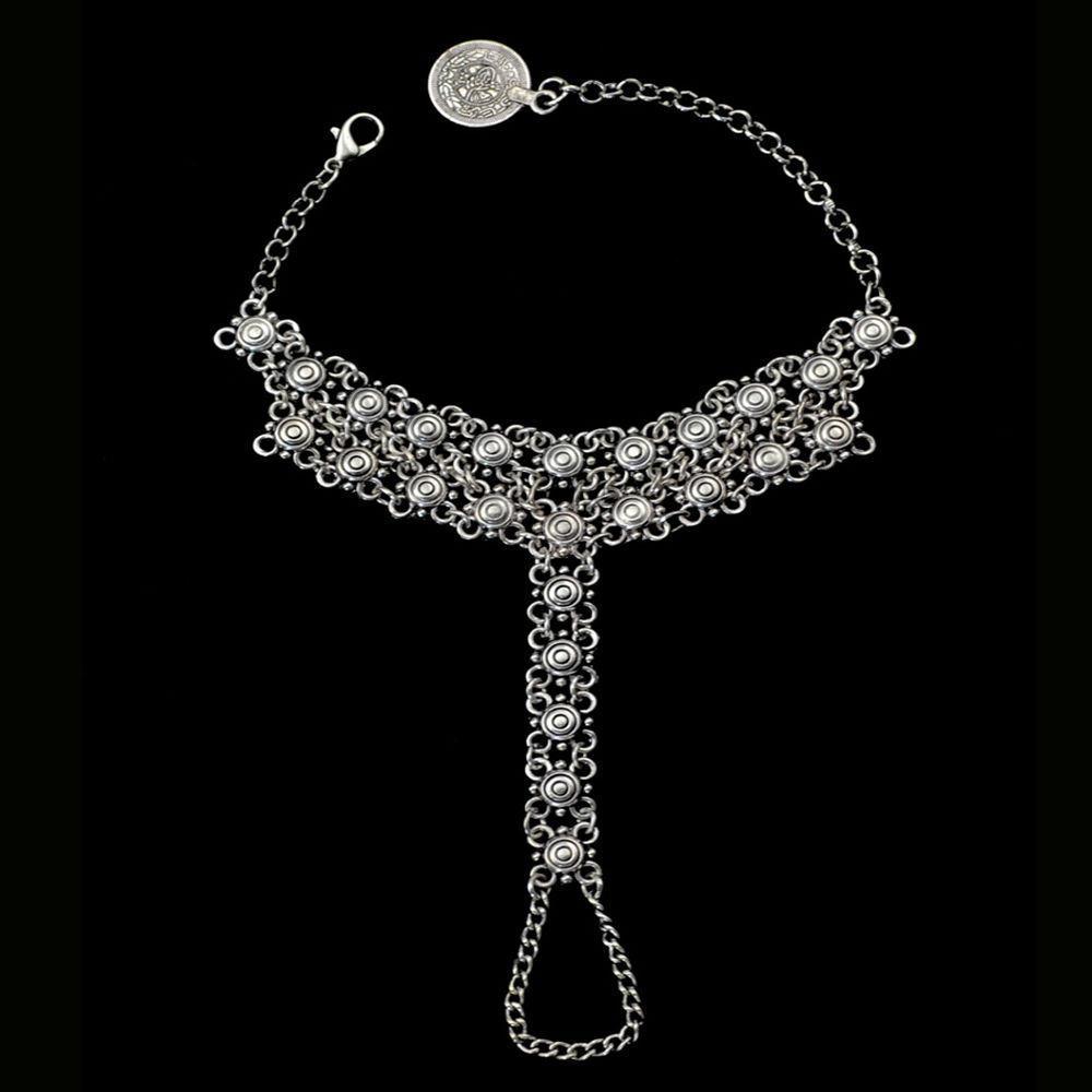 Silver Anklet Barefoot Chain - KHAISTA Fashion Jewellery