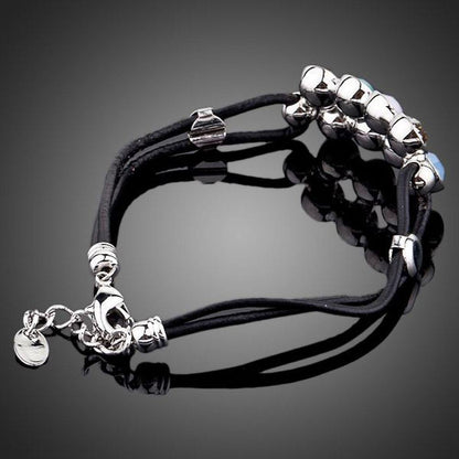 Fashionable Crystal Strand Bracelet - KHAISTA Fashion Jewellery