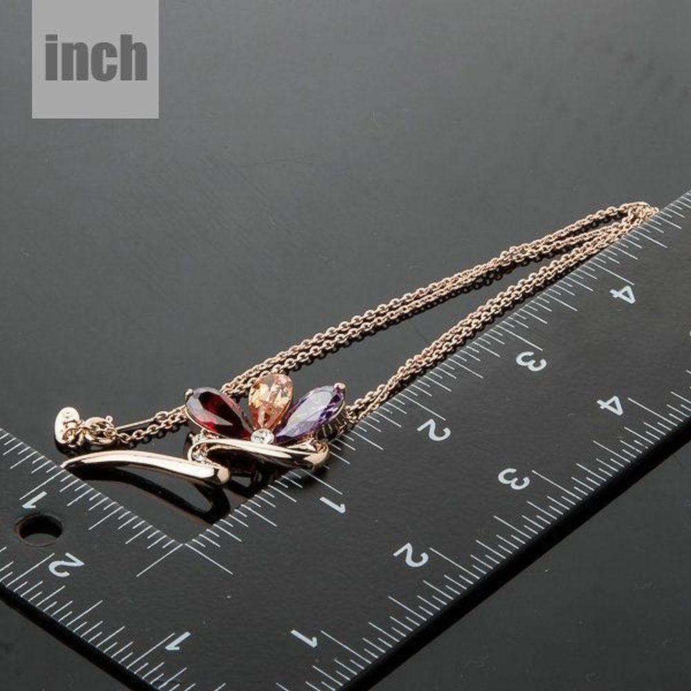 Golden Snake Pendant Necklace KPN0089 - KHAISTA Fashion Jewellery