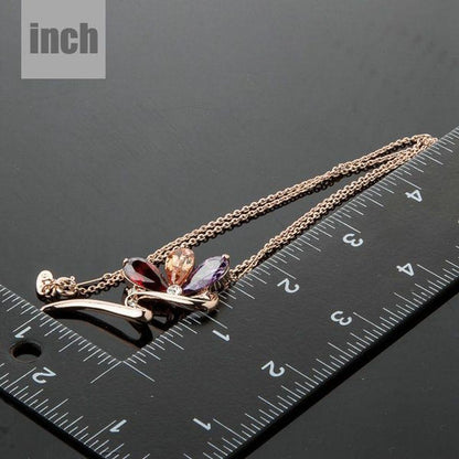 Golden Snake Pendant Necklace KPN0089 - KHAISTA Fashion Jewellery