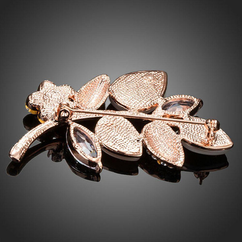 Leaves Shape Pin Brooch - KHAISTA Fashion Jewellery