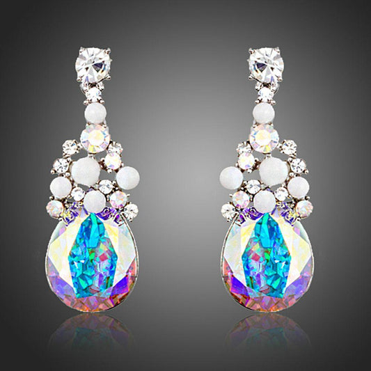 Limited Edition Big Crystal Drop Earrings - KHAISTA Fashion Jewellery