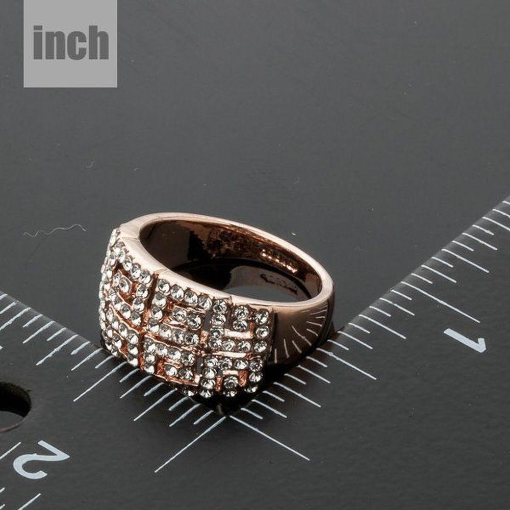 Paved G Party Ring - KHAISTA Fashion Jewellery