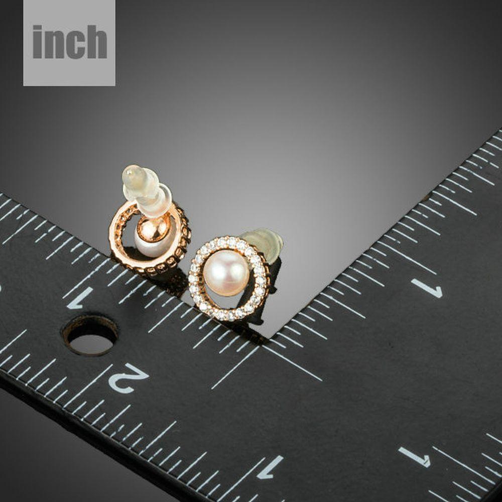 Pearl Eyeball Stud Earrings - KHAISTA Fashion Jewellery