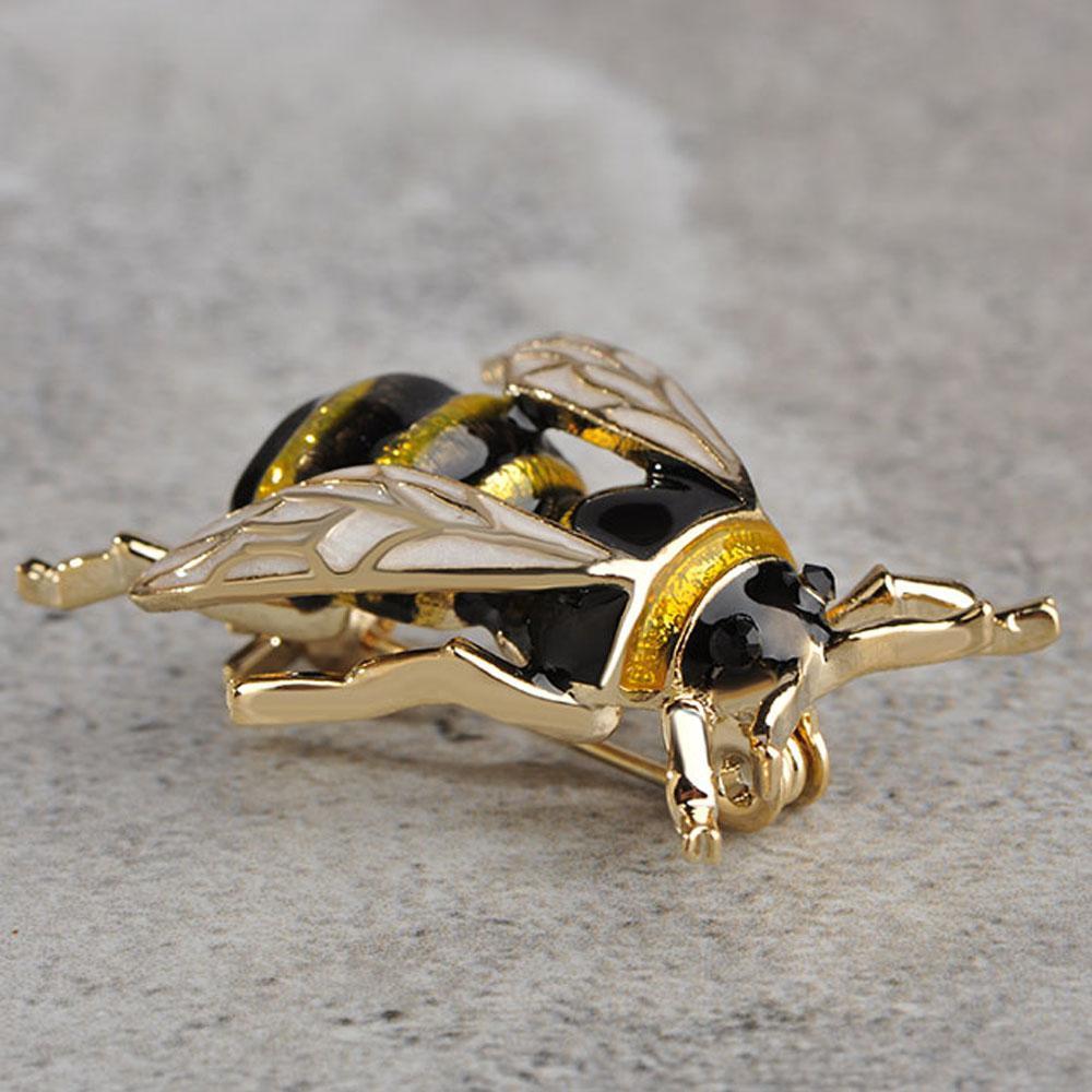 Queen Honey Bee Brooch - KHAISTA Fashion Jewellery