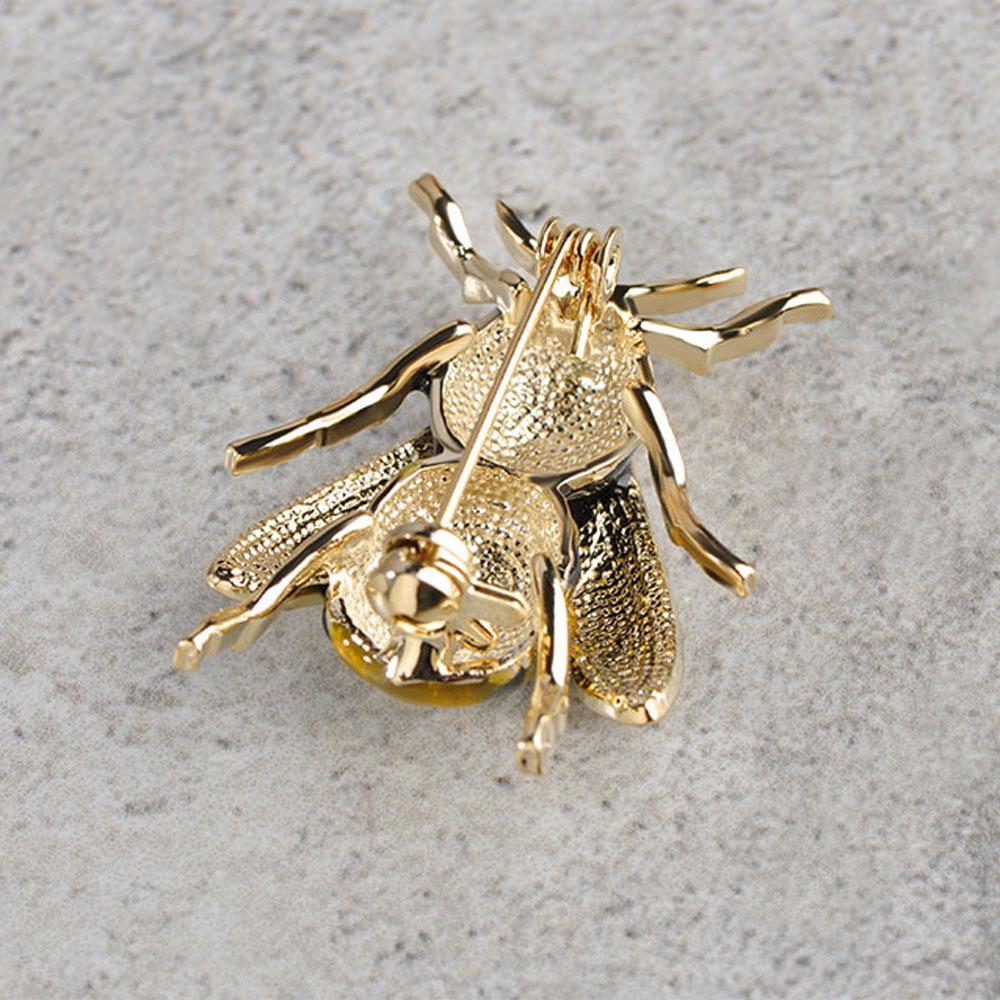 Queen Honey Bee Brooch - KHAISTA Fashion Jewellery