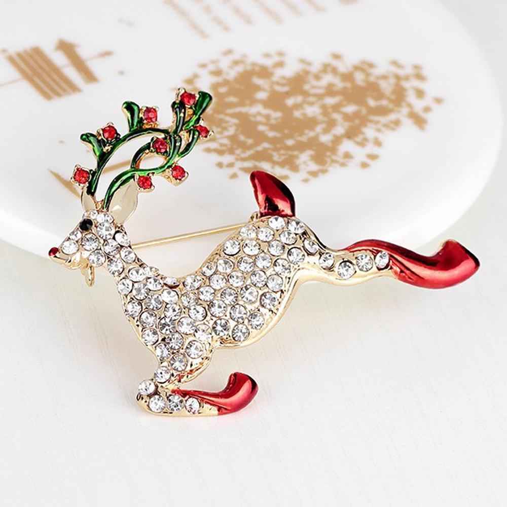 Rudolph Deer Brooch - KHAISTA Fashion Jewellery