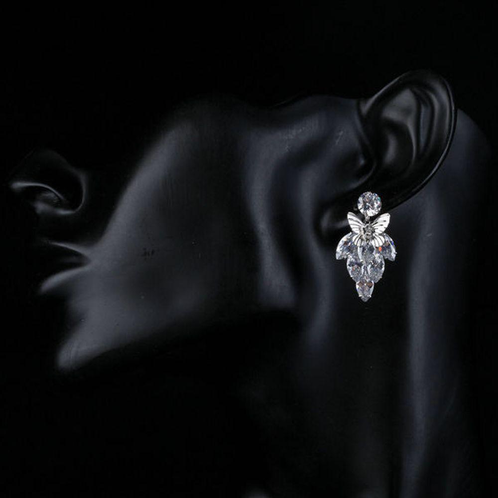 Sitting Butterfly Drop Earrings - KHAISTA Fashion Jewellery