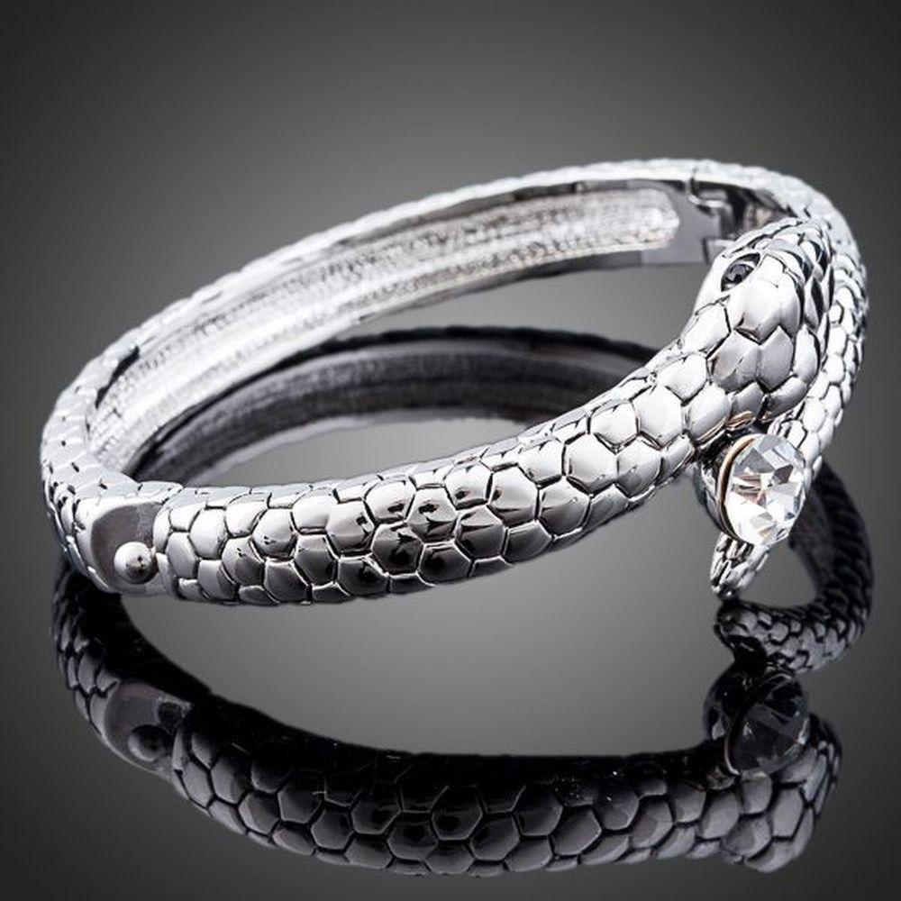 Snake Design Bangle - KHAISTA Fashion Jewellery