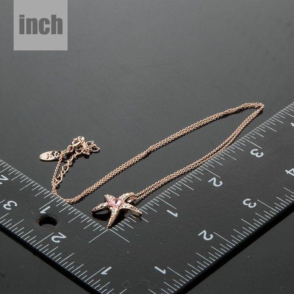 Starfish Crystal Necklace - KHAISTA Fashion Jewellery