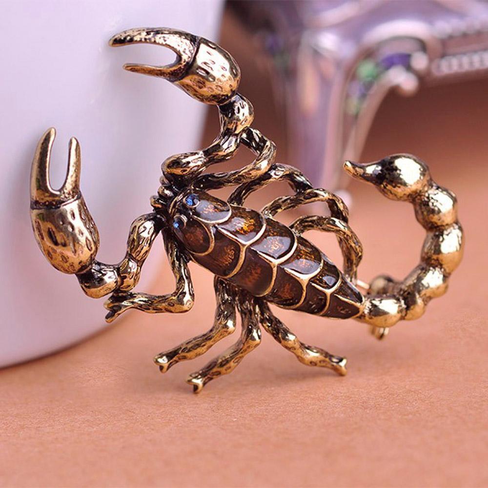 Vintage Scorpion Brooch - KHAISTA Fashion Jewellery