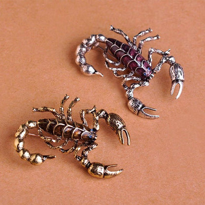 Vintage Scorpion Brooch - KHAISTA Fashion Jewellery