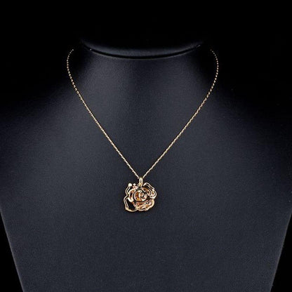 Water Drop Cubic Zircon Paved Necklace KPN0053 - KHAISTA Fashion Jewellery