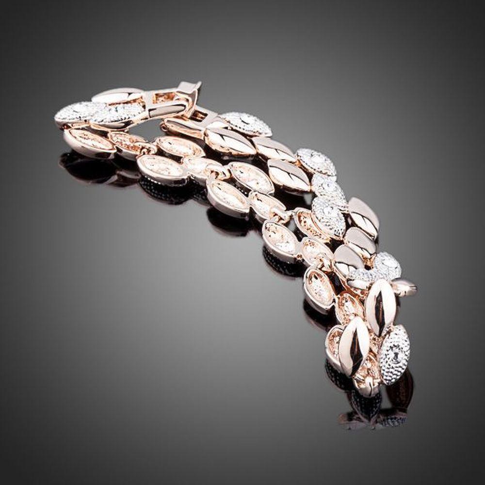 Wheat Design Figaro Chain Bracelet - KHAISTA Fashion Jewellery